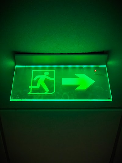 fire exit signage